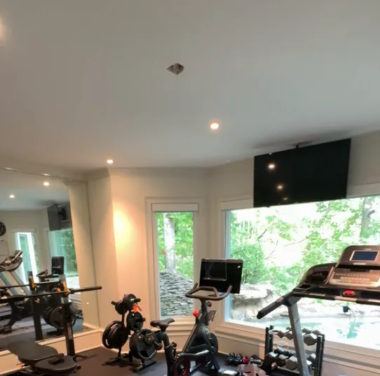 Conway Drive gym ceiling rebuild